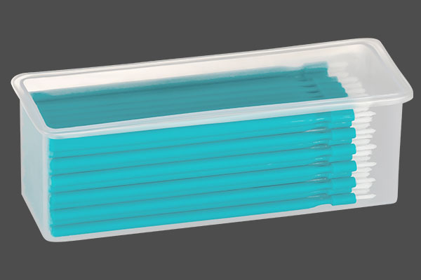 [183712] M+W Flexibrush Applicator Brushes Medium Blue Handle 100x